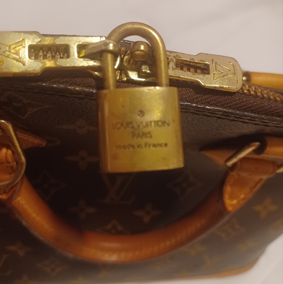 Authentic Louis Vuitton Alma Pm Handbag hand painted - Picture 14 of 14